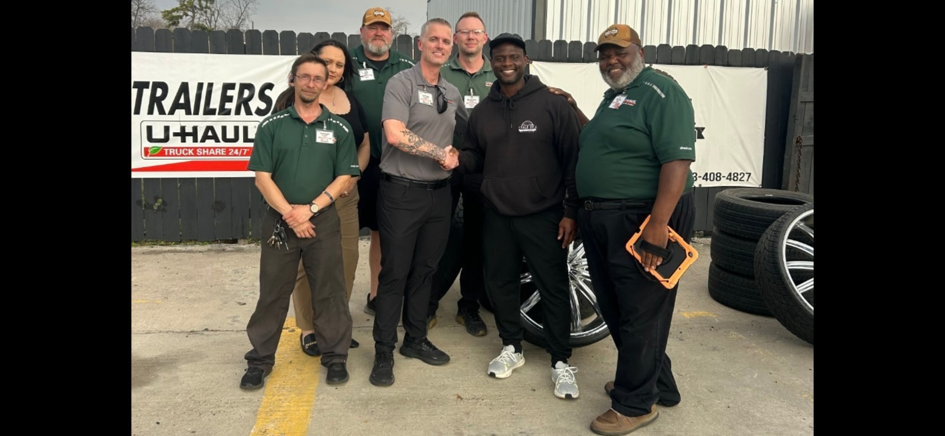 The Yale Street Tire Shop team in Houston